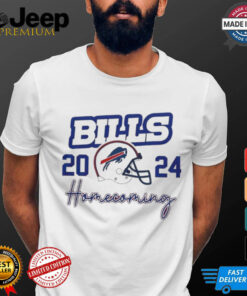 Buffalo Bills Football homecoming 2024 helmet shirt