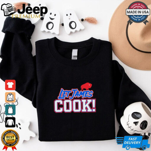 Buffalo Bills Football shirt let James Cook 2024