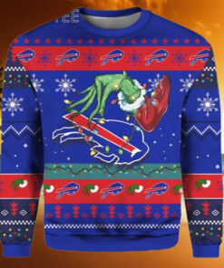 Buffalo Bills Grinch Christmas Sweater