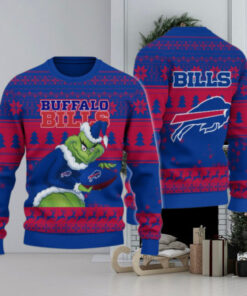 Buffalo Bills Grinch Ugly Christmas Sweater