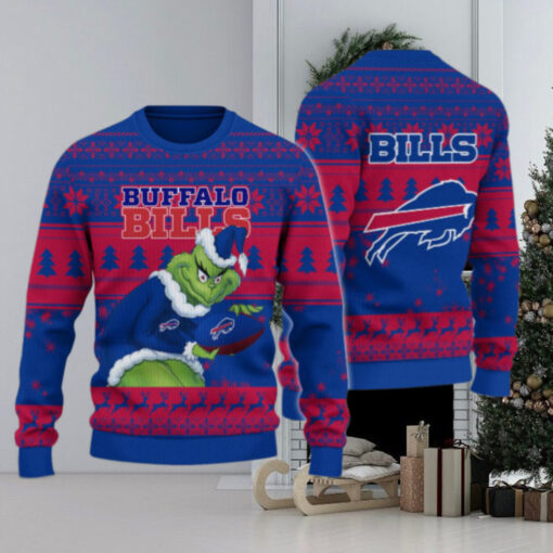 Buffalo Bills Grinch Ugly Christmas Sweater