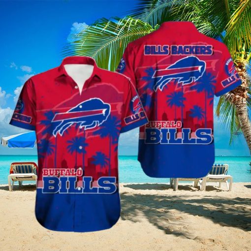 Buffalo Bills Hawaiian Tracksuit Button Down Shirt Drawstring Beach Shorts Gifts