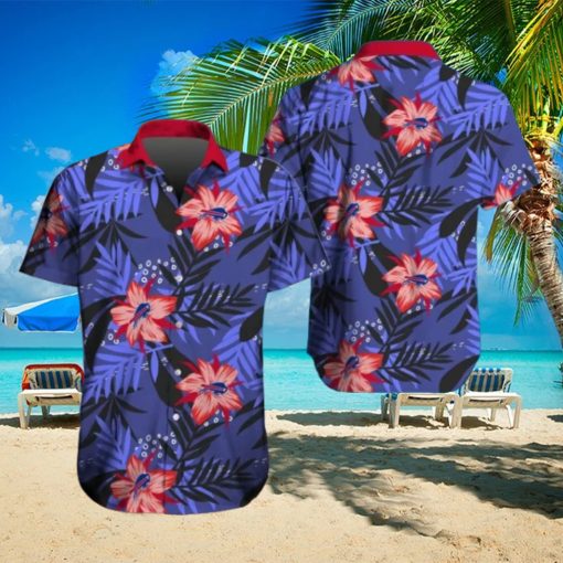 Buffalo Bills Hawaiian Tracksuit Floral Outfits Button Down Shirt Beach Shorts