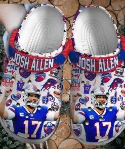 Buffalo Bills Josh Allen NFL Sport Crocs Crocband Clogs Shoes Comfortable For Men Women and Kids – Footwearelite Exclusive