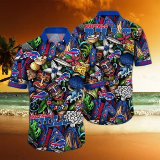 Buffalo Bills NFL Flower Hawaii Shirt And Tshirt For Fans, Custom Summer Football Shirts NA49896