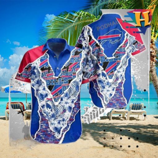Buffalo Bills NFL Hawaii Shirt Floral Pattern Summer Hawaiian Shirt Best Fans