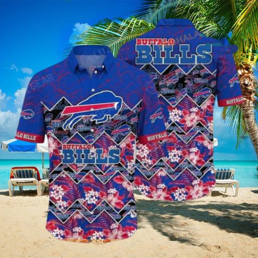 Buffalo Bills NFL Hawaiian Shirt Tropical Patterns 3D Beach Summer Gift For Fan