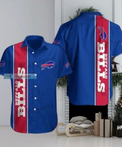 Buffalo Bills Plain Blue Basic Sport Hawaiian Shirt