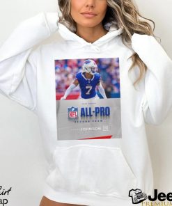 Buffalo Bills Taron Johnson CB 2023 Season NFL Associated Press All Pro Second Team Poster Unisex T Shirt