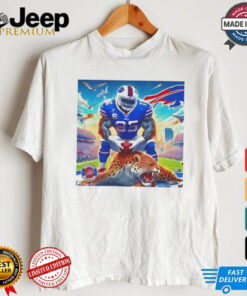 Buffalo Bills Taron Johnson pumped the Jacksonville Jaguars shirt