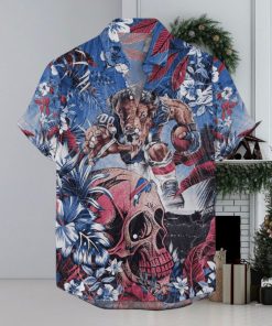 Buffalo Bills Tropical Skull mascot NFL Hawaiian Shirt Men And Women For Fans Gift