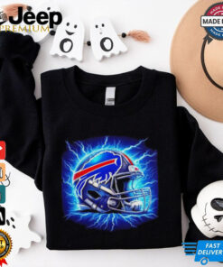 Buffalo Bills lightning football helmet shirt