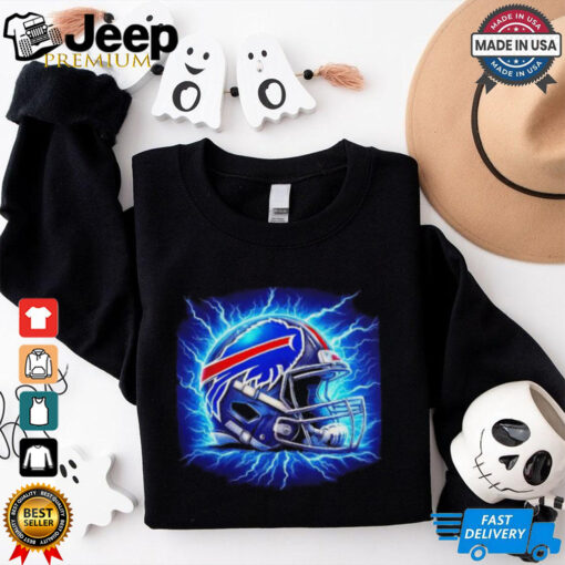 Buffalo Bills lightning football helmet shirt