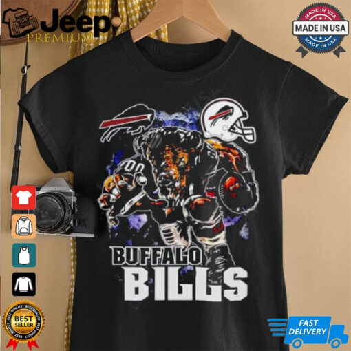 Buffalo Bills mascot nfl graphic retro shirt