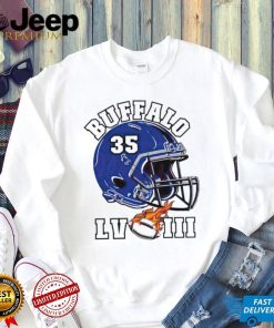 Buffalo Bills super bowl LVIII helmet shirt