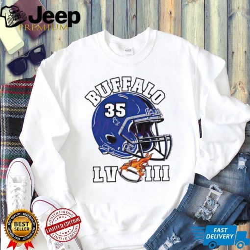 Buffalo Bills super bowl LVIII helmet shirt