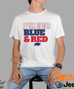 Buffalo Football Bleed Blue & Red Shirt