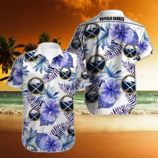 Buffalo Sabres Hawaiian Shirt Tropical Flowers Summer Style Gift For Men And Women