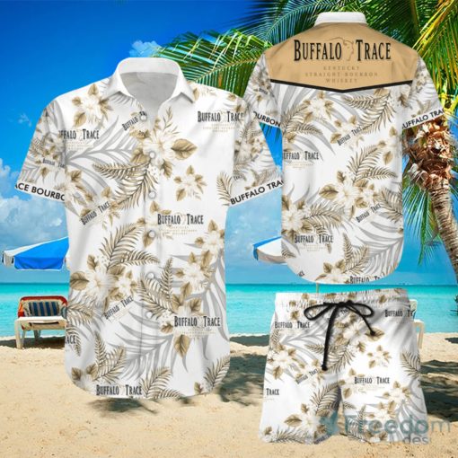 Buffalo Trace Hawaiian Shirts And Short Summer Beach Set