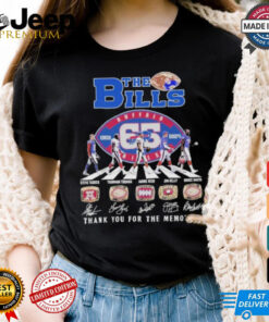 Buffalo bills the bills of super bowl rings thank you for 65 years shirt