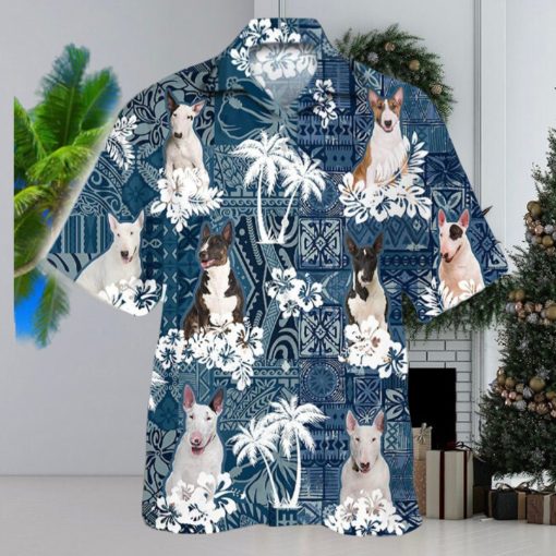 Bull Terrier Hawaiian Shirt Dog Aloha Shirt For Men Women Beach