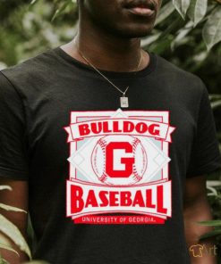 Bulldogs baseball university of Georgia retro shirt