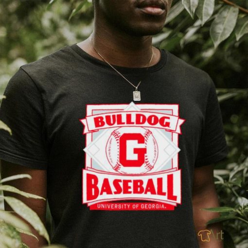 Bulldogs baseball university of Georgia retro shirt