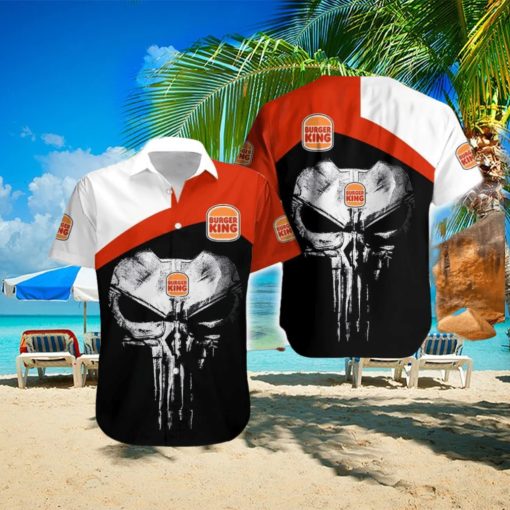 Burger King Logo Brand Hawaiian Shirt Skull Gift Summer