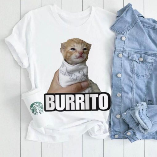 Burrito cat shirt