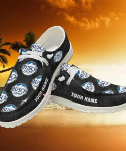 Busch Light Custom Name Hey Dude Shoes