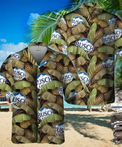 Busch Light Hawaiian Shirt Banana Leaves Beach Lovers Gift