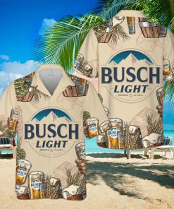 Busch Light Hawaiian Shirt Brewed In USA Best Gift For Beer Lover