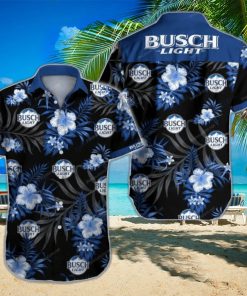 Busch Light Hawaiian Shirt Hibiscus Gift For Beach Holiday