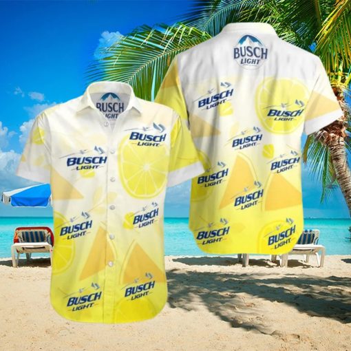 Busch Light Hawaiian Shirt Lemon And Watermelon Birthday Gift For Beach Lover