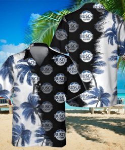 Busch Light Hawaiian Shirt Palm Trees Beach Gift For Friend