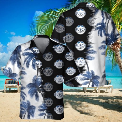 Busch Light Hawaiian Shirt Palm Trees Beach Gift For Friend