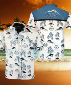 Busch Light Mens Hawaiian Shirt