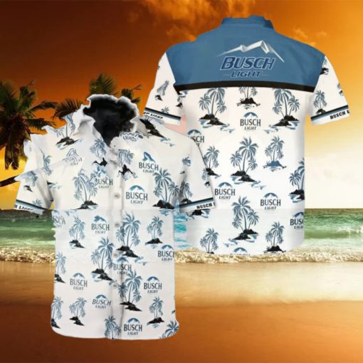 Busch Light Mens Hawaiian Shirt