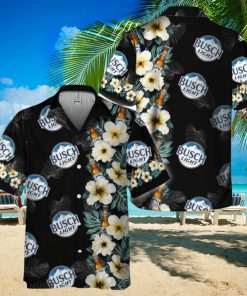 Busch Light Tropical Floral Hawaiian Shirt