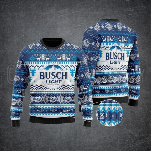 Busch Light Ugly Sweater