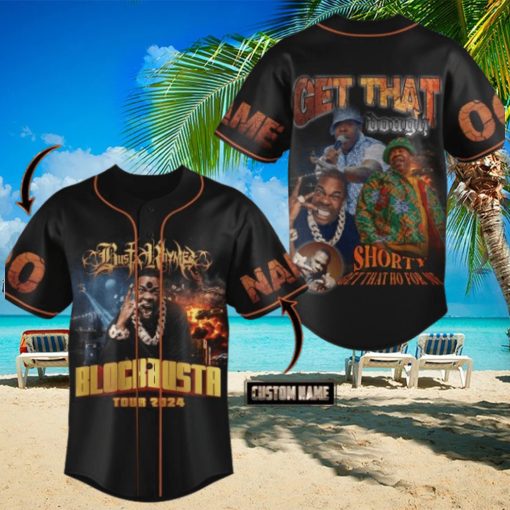 Busta Rhymes Blockbusta Tour 2024 Custom Baseball Jersey