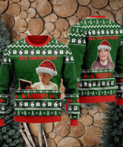 Buzz Your Girlfriend WOOF Kevin Home Alone 3D Ugly Christmas Sweater