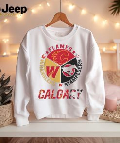 CGY Team Store Calgary Flames Wranglers Stampeders Shirt
