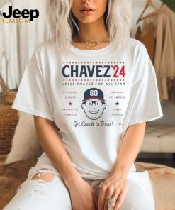 Team Atlanta Braves Wearing Chavez 24 Jesse Chavez For All Star Get Coach To Texas Shirt