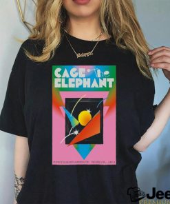 Cage The Elephan RV Inn Style Resorts Amphitheater Ridgefield WA June 23 2024 Poster shirt