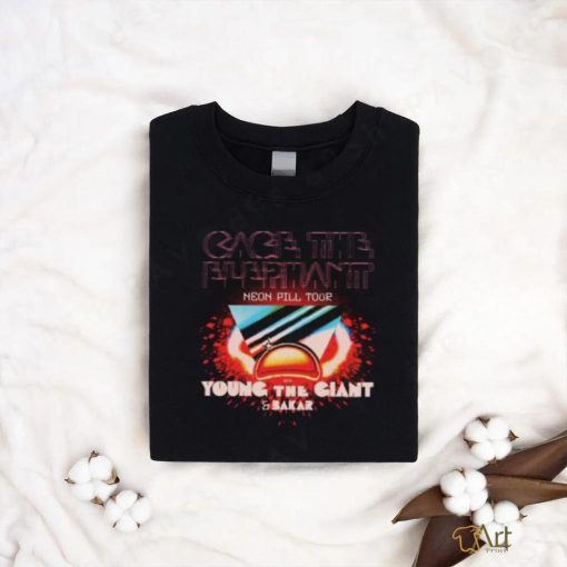 Cage The Elephant Tour 2024 Neon Pill Shirt