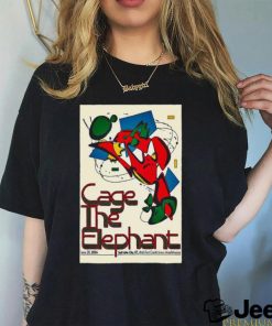 Cage The Elephant Utah First Credit Union Amphitheatre Salt Lake City UT June 20 2024 Poster shirt