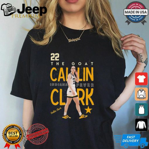 Caitlin Clark 22 the goat Indiana Fever T Shirt