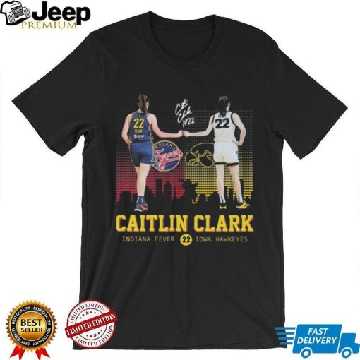 Caitlin Clark Indiana Fever Iowa Hawkeyes No.22 The True Star Skyline Shirt