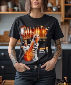 Caitlin Clark all time NCAA scorer leader poster shirt